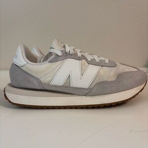 New Balance 237 WS237NN Women’s Sneakers White Gray Size 11